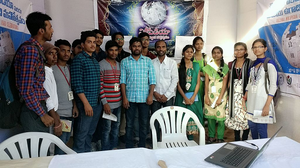 Telugu Wikipedia Stall at Hyderabad Book Fair