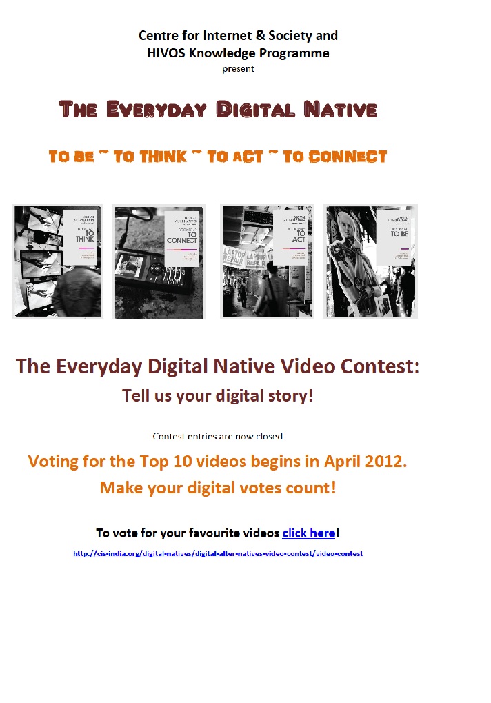  Digital Native Video Contest Announcement