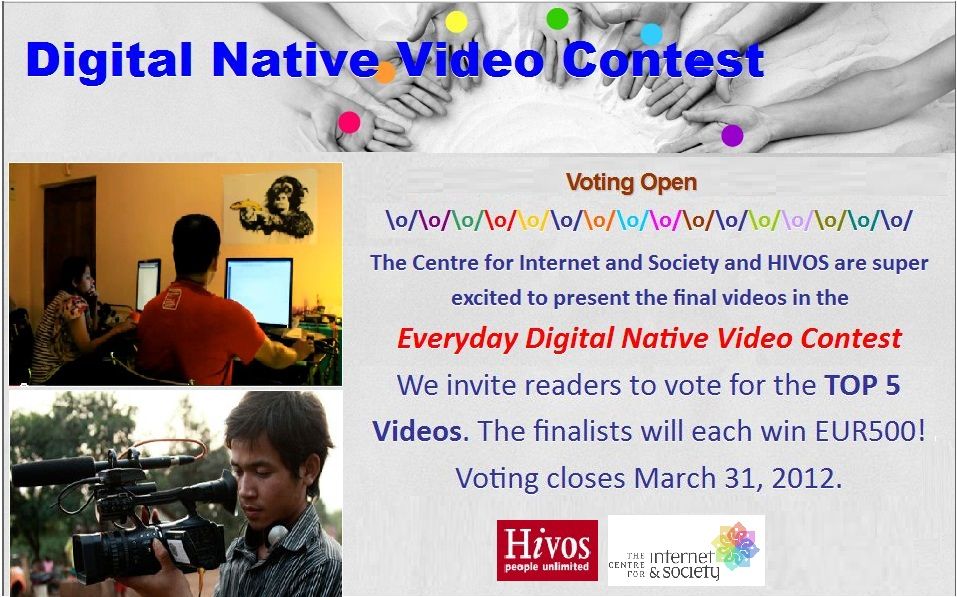 Voting for Digital Natives Video Contest