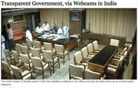 Webcam Anti-Corruption in India (NY Times)