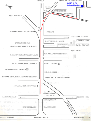 Route map for CCMG-JMI