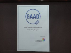 Global Accessibility Awareness Day (GAAD 2013) - CIS panel