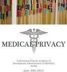 Privacy Matters — Medical Privacy