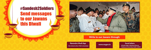 Behind Modi’s Heartwarming Diwali Ad for Soldiers, An App That’s Primed for Political Messaging